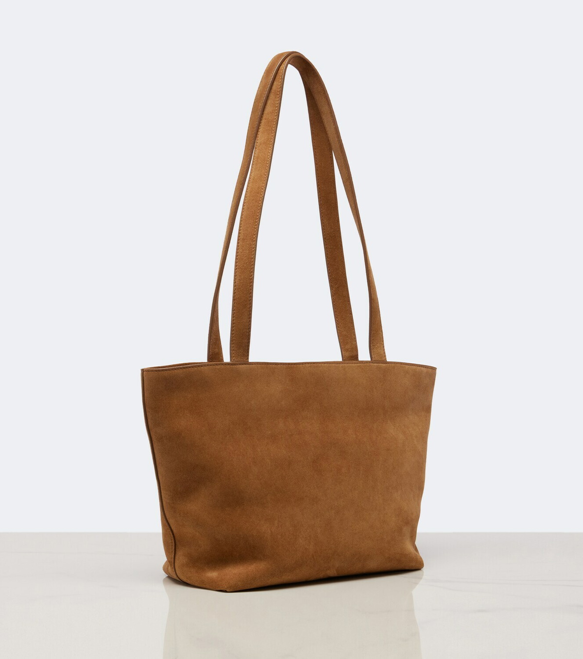 The Row Parker Medium suede tote bag