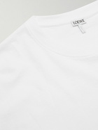 Loewe - Anagram Debossed Cotton-Jersey T-Shirt - White