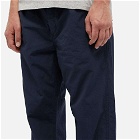 Nigel Cabourn Men's Pleated Chino in Black Navy