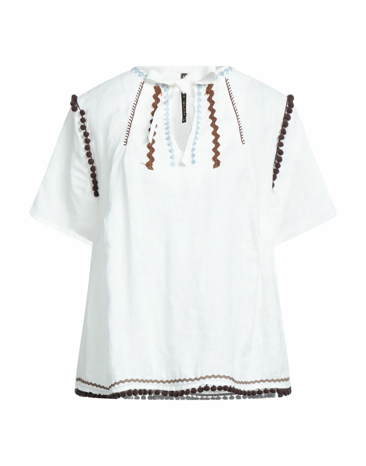 Manila Grace Womens Top in White