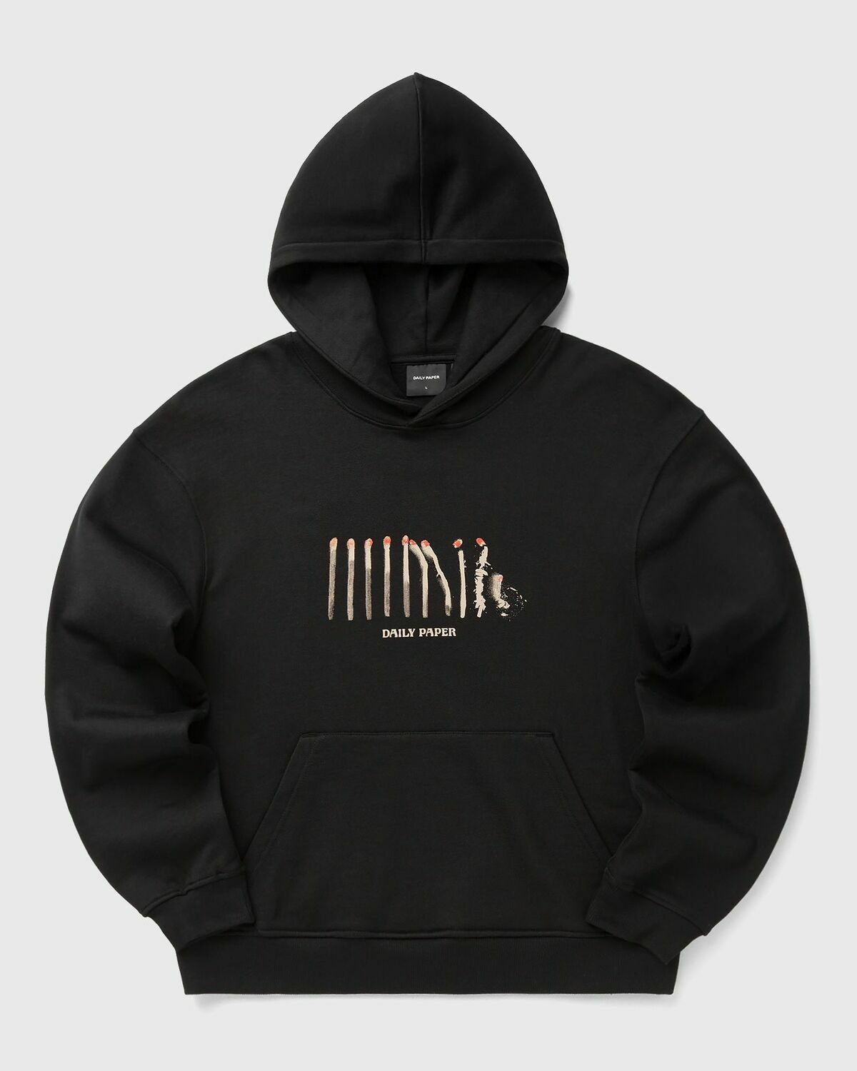 Daily Paper Light cycle hoodie Black Mens Hoody