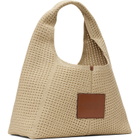 Marc Jacobs Beige 'The Crochet Sack' Tote