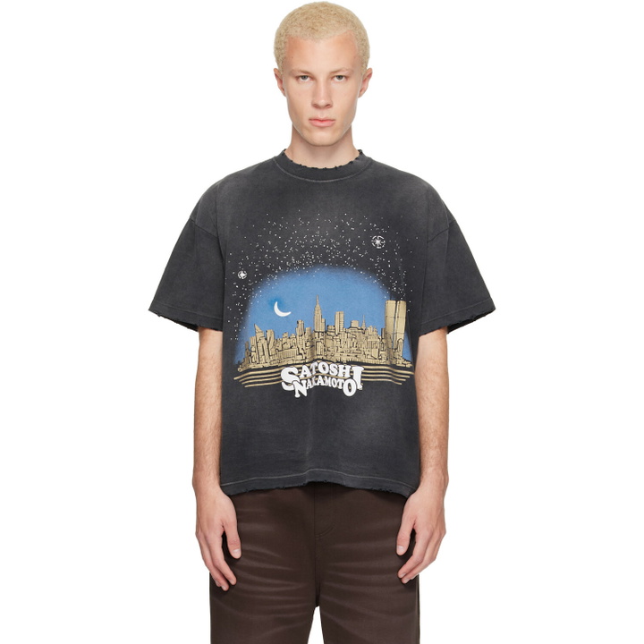 Photo: Satoshi Nakamoto Gray Tourist T-shirt