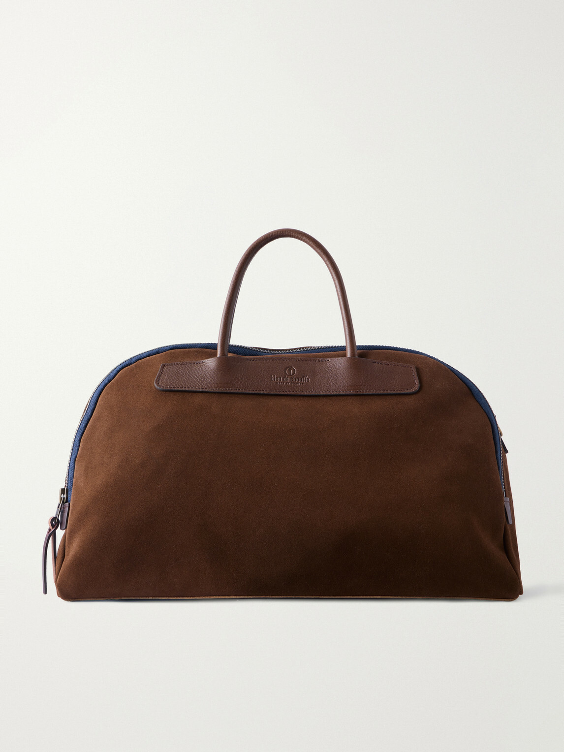 Bleu de Chauffe - Sac Voyage Leather-Trimmed Suede Weekend Bag