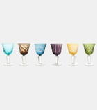 Polspotten Cuttings set of 6 wine glasses