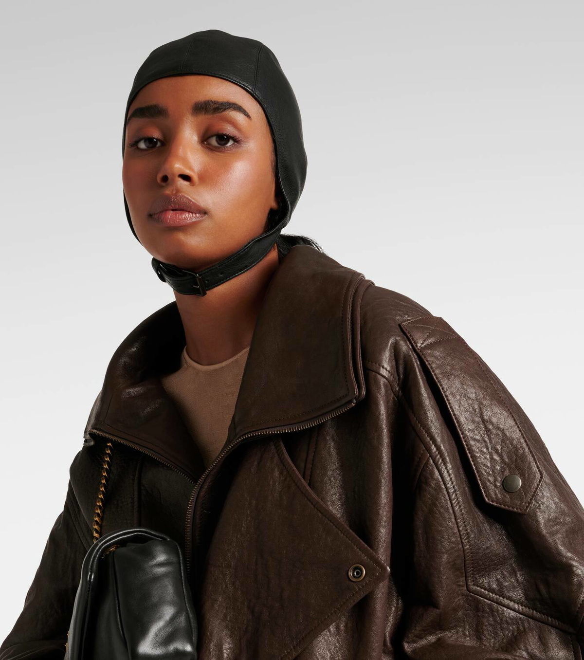 Saint Laurent Dark Brown Corduroy Hat New Era Cassandre Cap in Corduroy in Green | Saint Laurent  main image 2