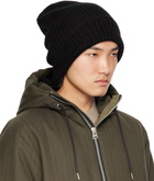 sacai Black 'S' Mohair Beanie
