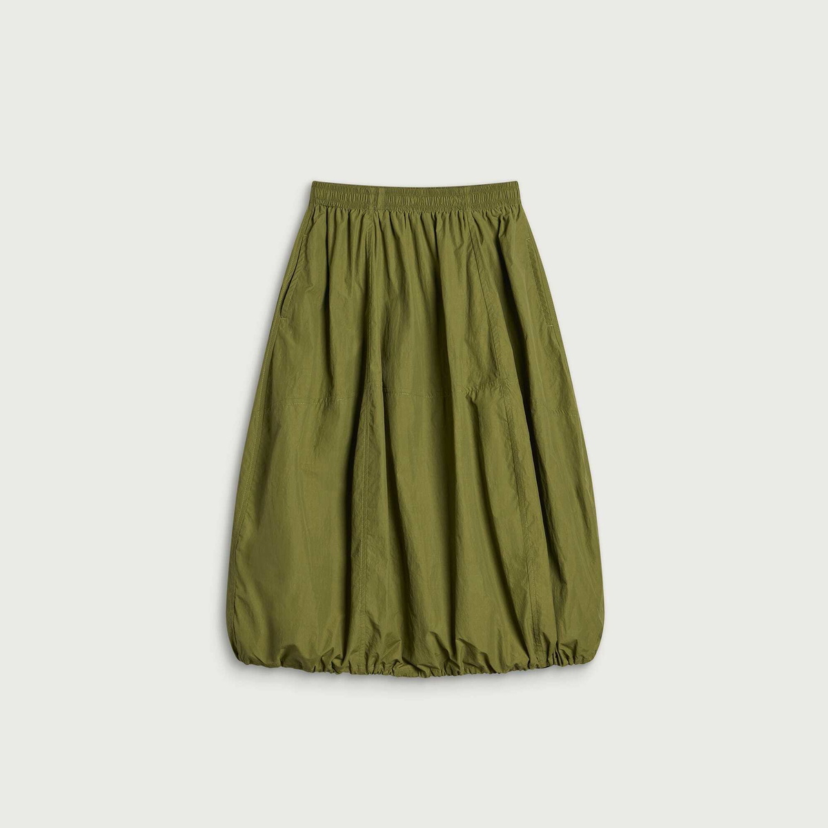 YMC Women's Parachute Skirt in Green