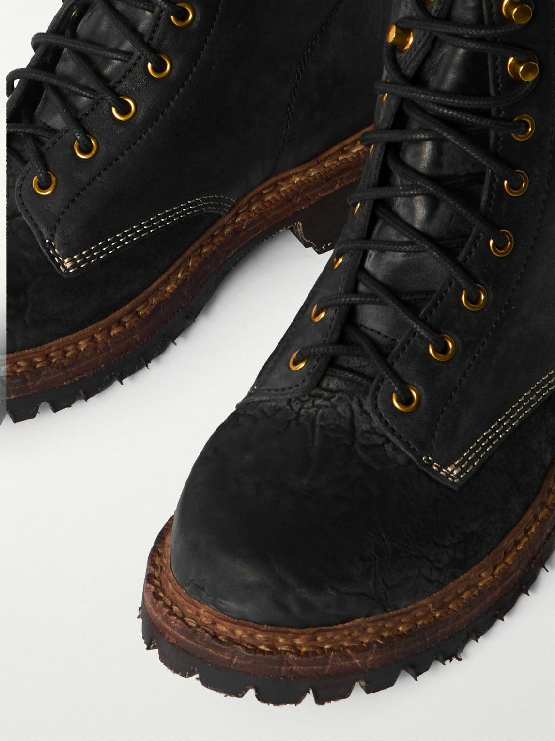 Visvim - Hi-Folk Scout Moc Leather Boots - Black Visvim