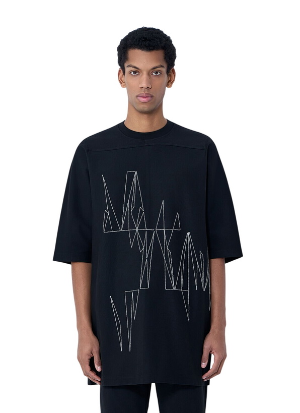 Photo: Moncler + Rick Owens Graphic Embroidered T-Shirt