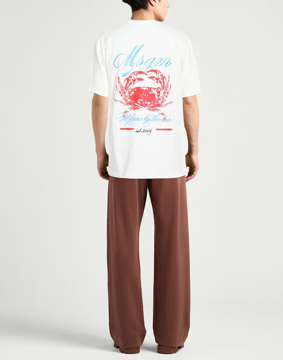 Msgm Mens T-shirt in White