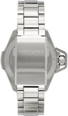 Hamilton Silver Khaki Navy Frogman Auto Watch