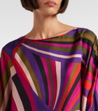 Pucci Iride silk satin minidress