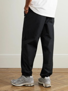 thisisneverthat - Tapered Logo-Embroidered Cotton-Blend Shell Sweatpants - Black