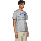 A-Cold-Wall* Grey and Blue Authorised Carrige Worker T-Shirt