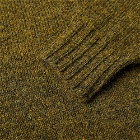 Jamieson's of Shetland Men's Roll Neck Knit in Spagnum
