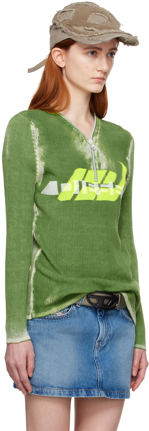 Diesel shops green sweater