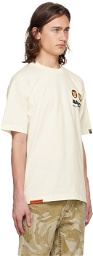 AAPE by A Bathing Ape Off-White Patch T-Shirt