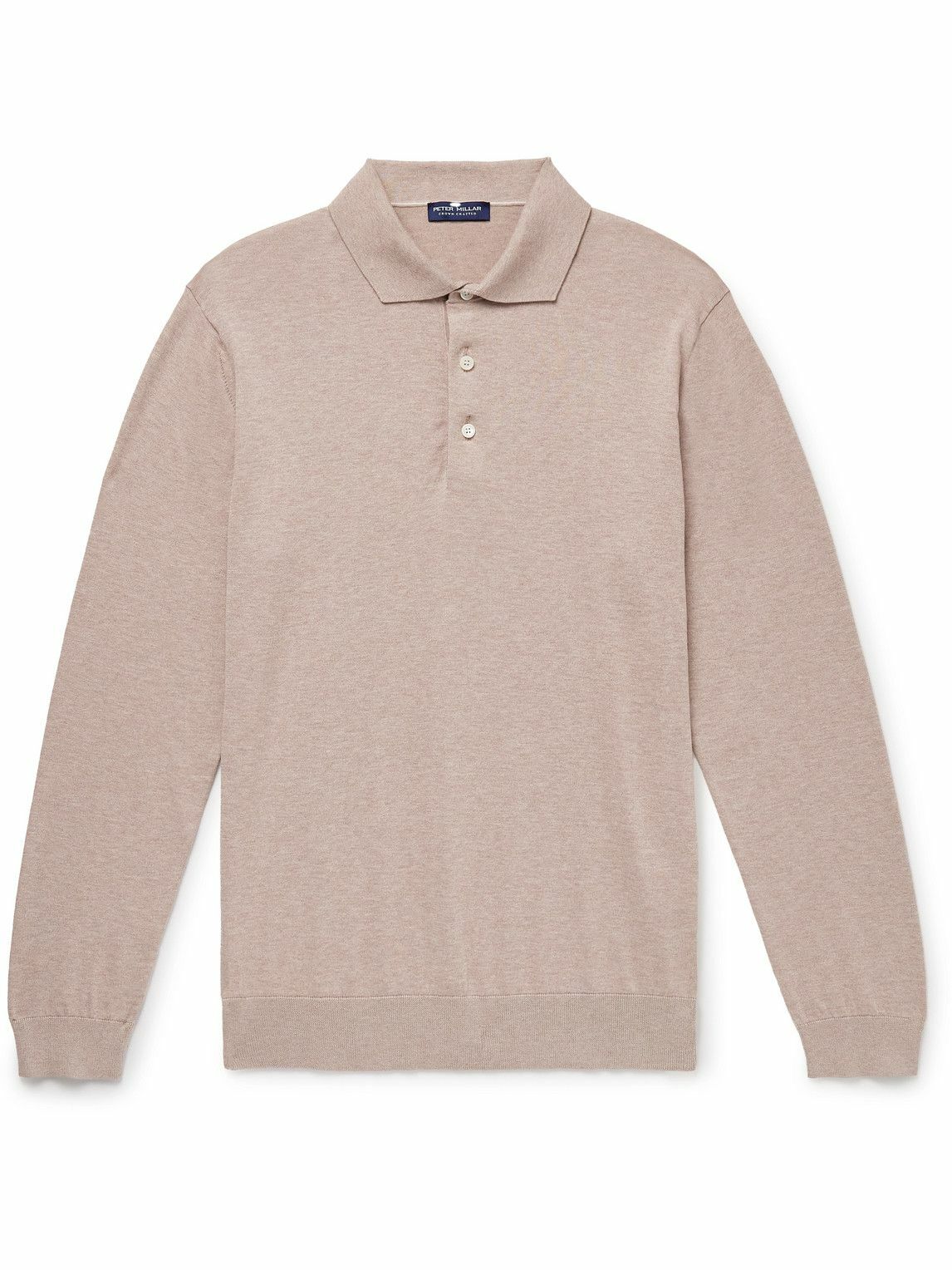 Peter Millar - Slim-Fit Mariner Sea Island Cotton Polo Shirt - Brown