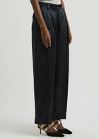Day Birger ET Mikkelsen Enzo Tapered-leg Satin Trousers Black