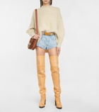 Isabel Marant - Lurna leather over-the-knee boots