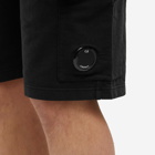 C.P. Company Men's Pocket Lens Sweat Short in Black