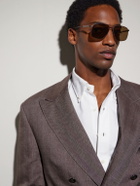 Brunello Cucinelli - Aviator-Style Titanium Sunglasses