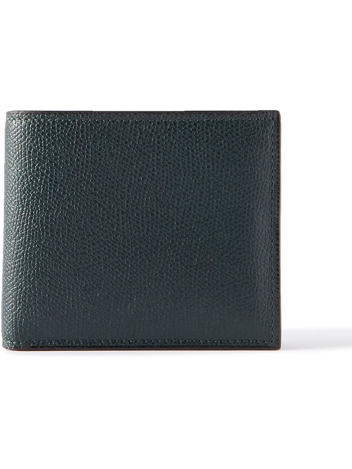 Valextra - Pebble-Grain Leather Billfold Wallet Valextra