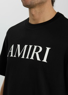 Amiri Core Logo-print Cotton T-shirt Black