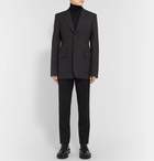 Balenciaga - Dark-Grey Checked Virgin Wool Blazer - Gray