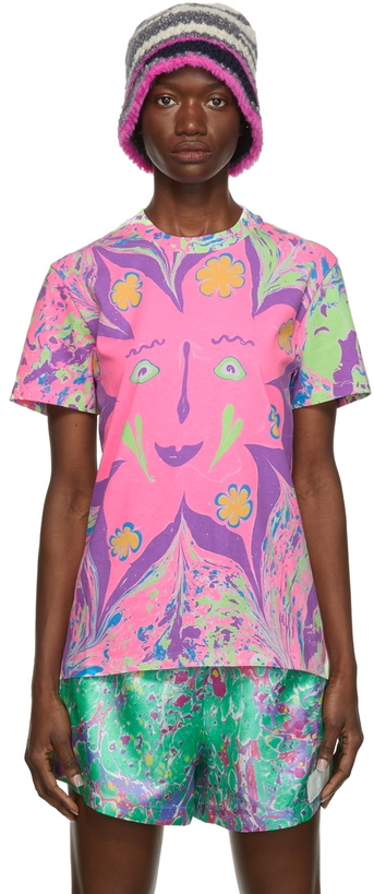 Photo: Stella McCartney Multicolor Myfawnwy Edition Printed T-Shirt