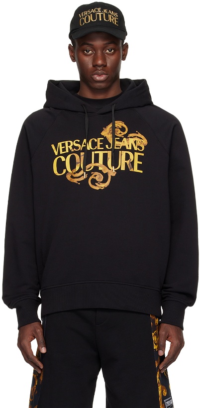 Photo: Versace Jeans Couture Black Baroque Hoodie