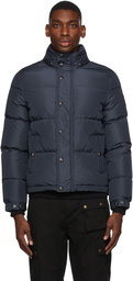 Belstaff Navy Down Dome Solid Jacket