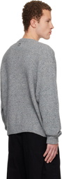 WOOYOUNGMI Gray Crewneck Cardigan
