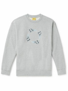 DIME - Classic Bff Logo-Embroidered Cotton-Jersey Sweatshirt - Gray
