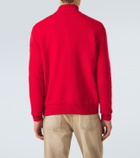 Moncler Wool and cashmere half-zip sweater