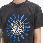 Deva States Men's Buzzsaw T-Shirt in Washed Black