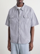Remi Relief - Checked Cotton-Poplin Shirt - Blue