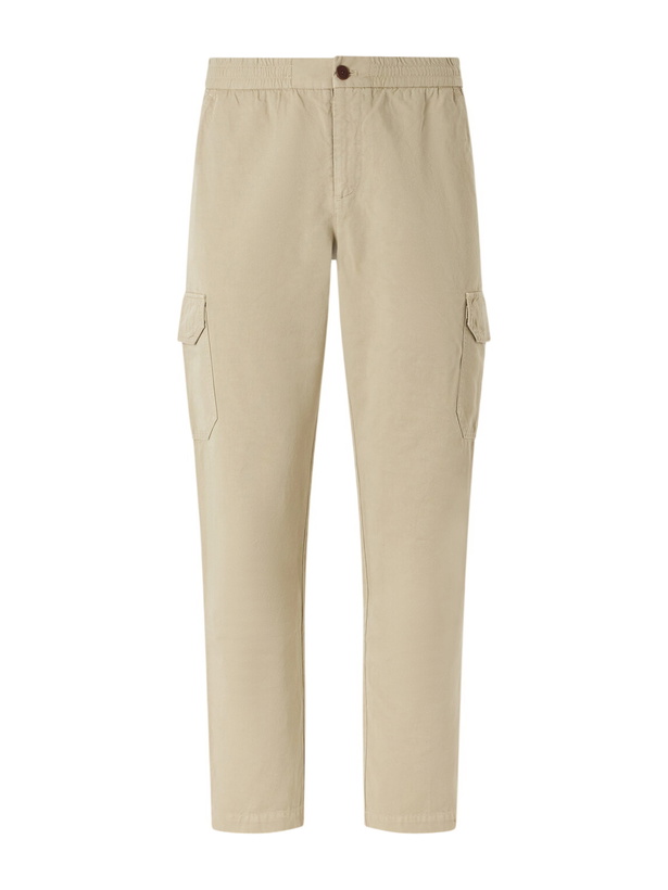 Photo: Mr P. - Tapered Cotton and Linen-Blend Trousers - Neutrals