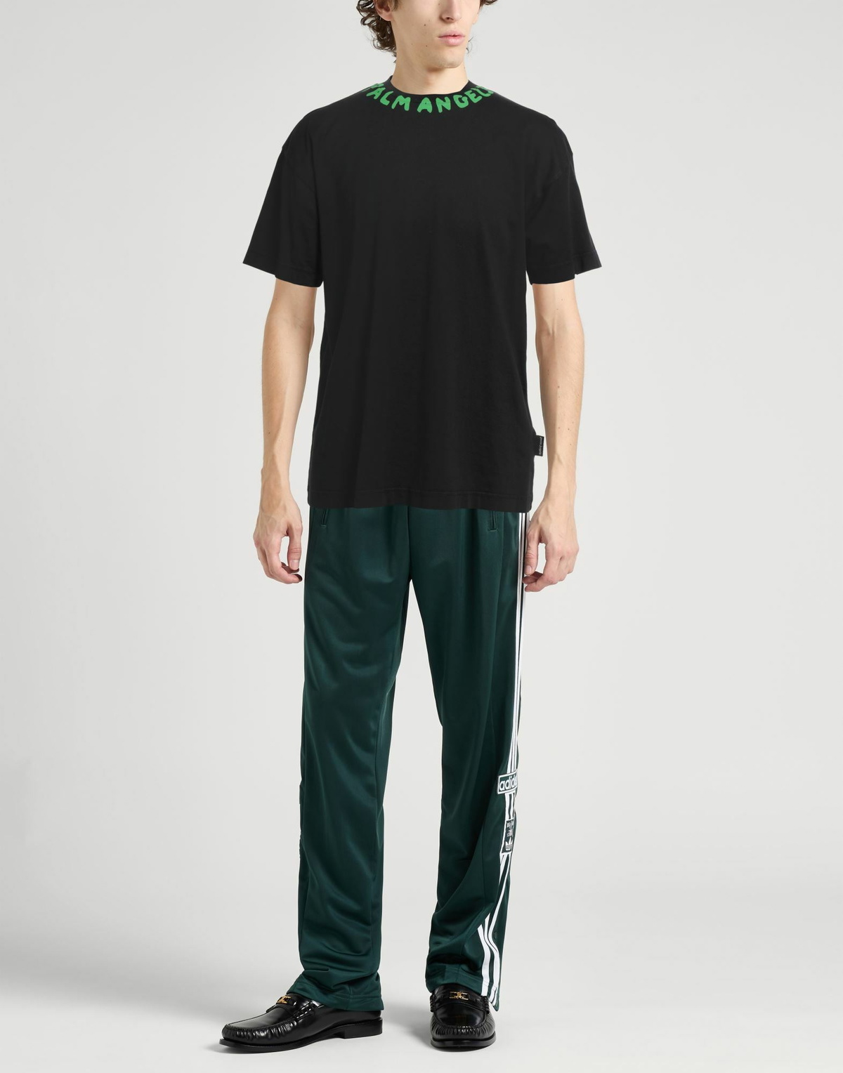 Palm Angels Mens T-shirt in Black