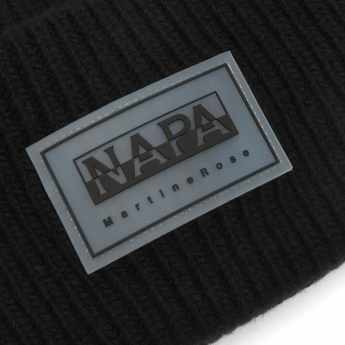 Napapijri Men's x Martine Rose Beanie in Black Beauty 