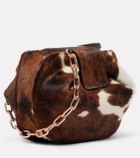 Gabriela Hearst Demi Small calf hair clutch