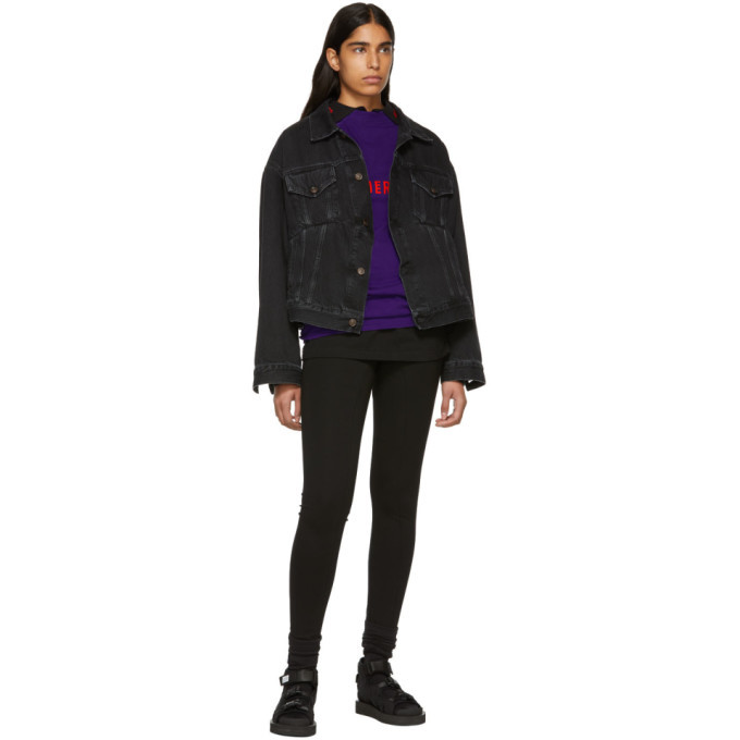 Vier Purple Box Logo T-Shirt