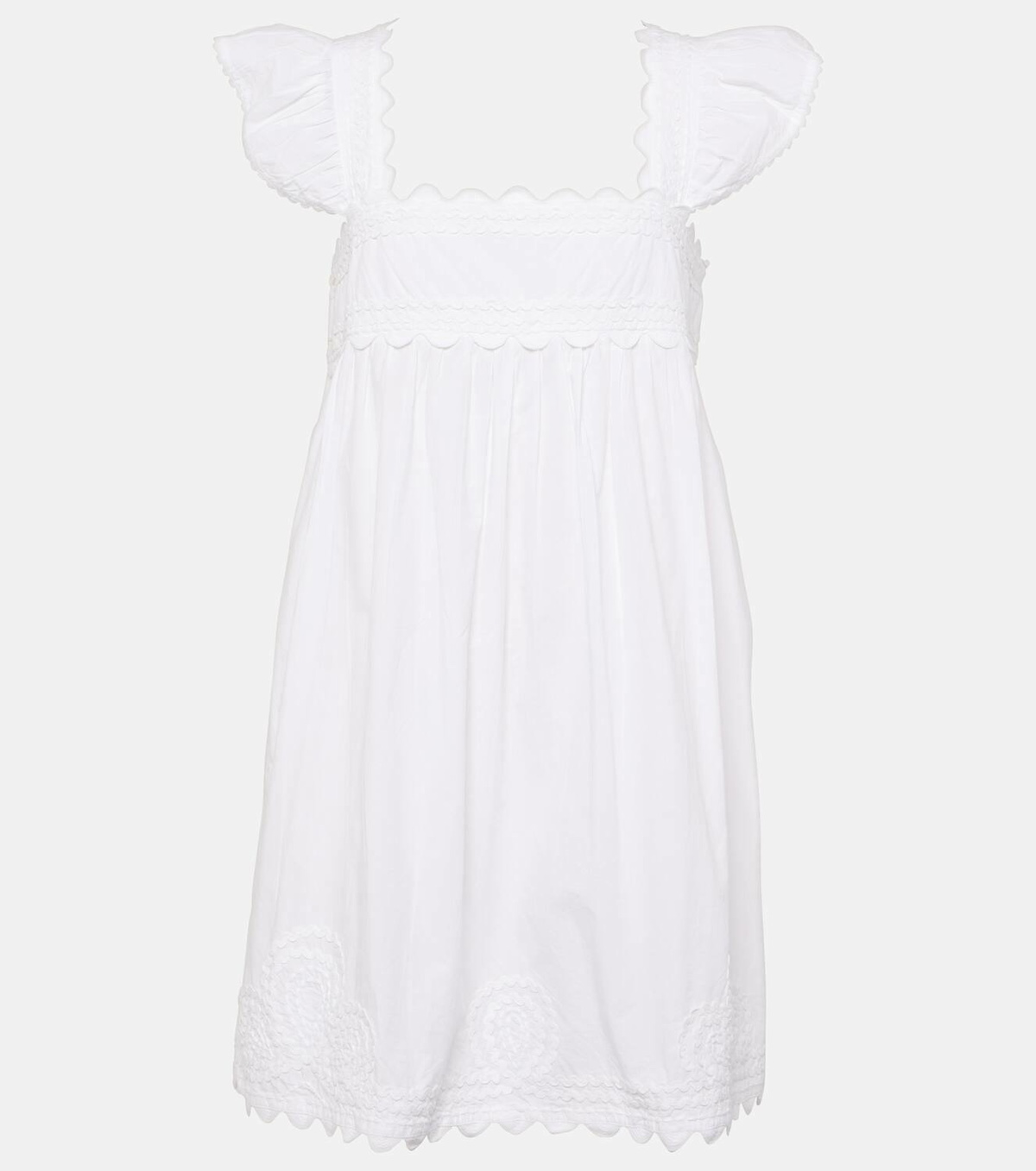 Juliet Dunn Embroidered cotton poplin minidress Juliet Dunn Juliet Dunn Embroidered cotton poplin minidress Juliet Dunn
