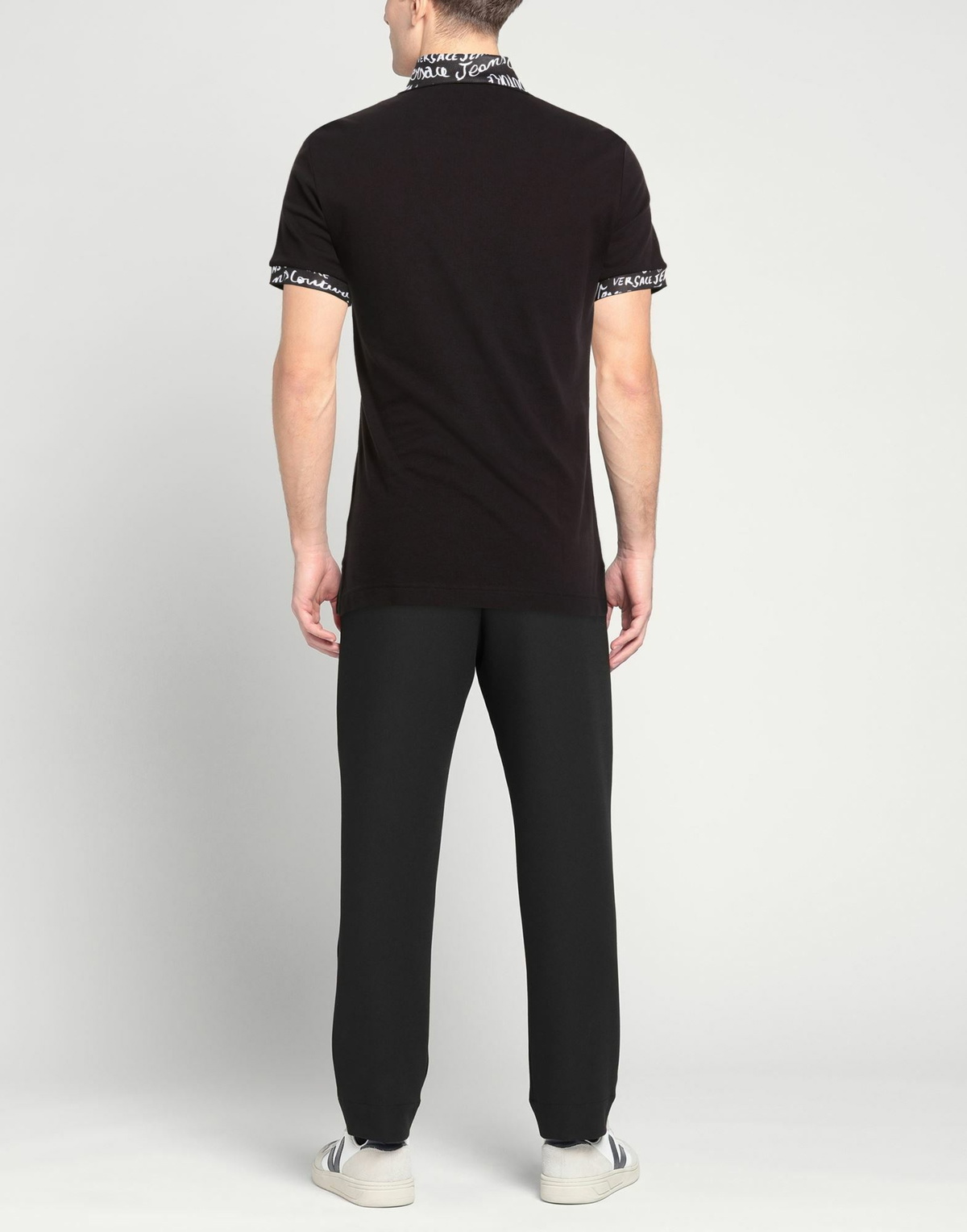 Versace Jeans Couture Mens Polo shirt in Black