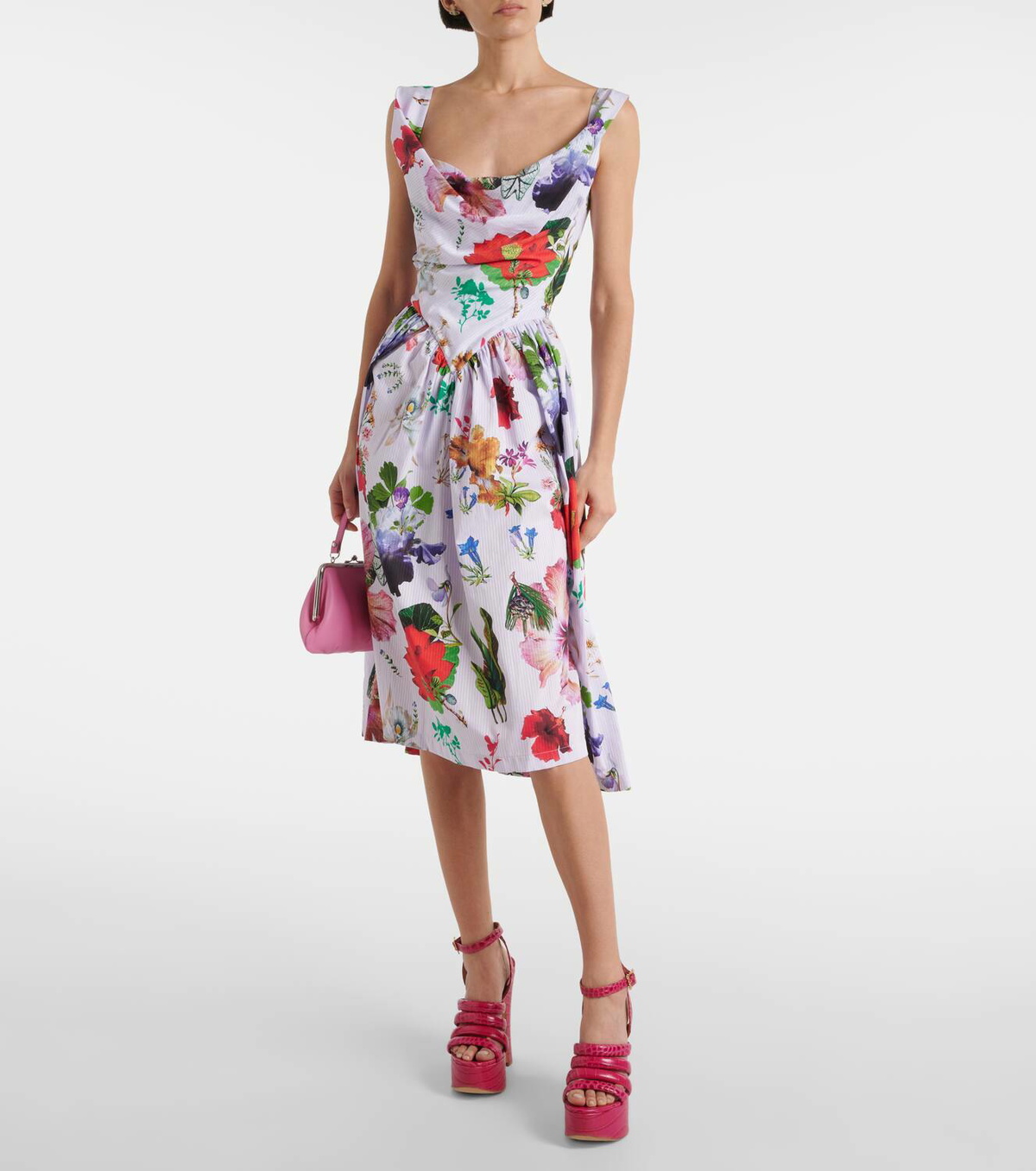 Vivienne Westwood Sunday floral cotton corset dress Vivienne