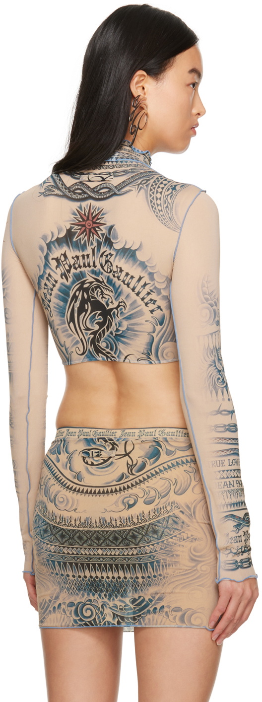 JEAN PAUL GAULTIER Vintage F/W 1994 Tiger Tunic Top
