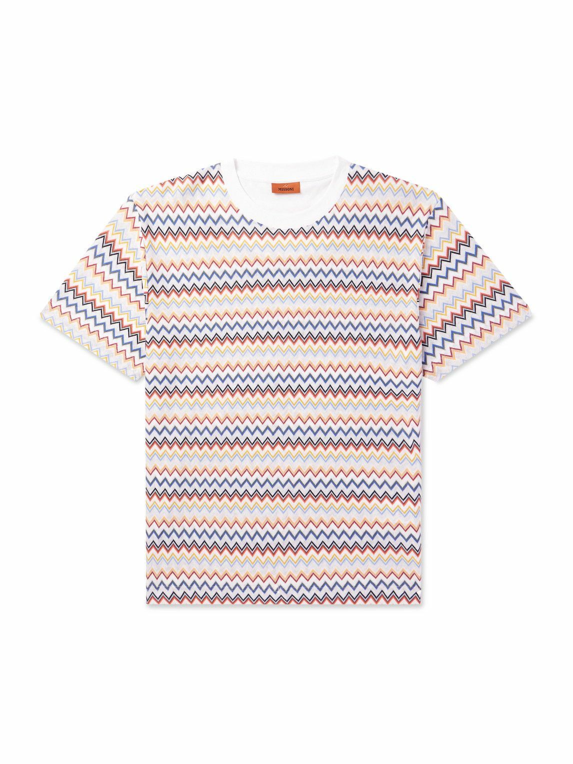 Missoni - Crochet-Knit Cotton T-Shirt - Multi