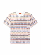Missoni - Crochet-Knit Cotton T-Shirt - Multi