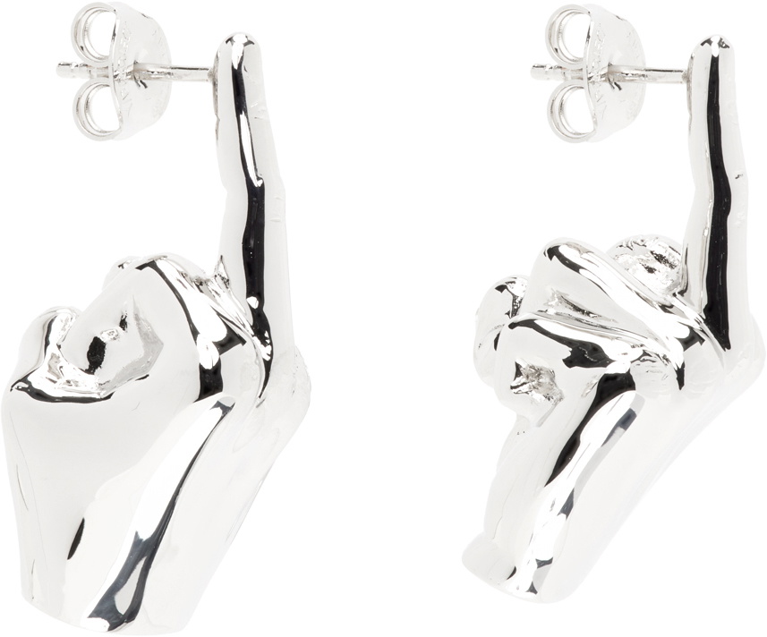 Y/PROJECT Mini Fuck U Earrings シルバー ピアス Y/Project Silver Mini Fuck You Earrings Y/Project